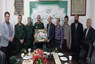 تجلیل از مدیر جهادکشاورزی آران و بیدگل در جریان جنگ ۱۲ روزه