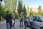 عملیات پایش آفت کرم برگخوار پاییزه در مزارع ذرت شرکت فجر واحد رحمت آباد