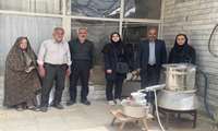 بازدید از مزرعه و مرکز گلاب‌گیری خانگی در روستای لارگان شهرستان فلاورجان